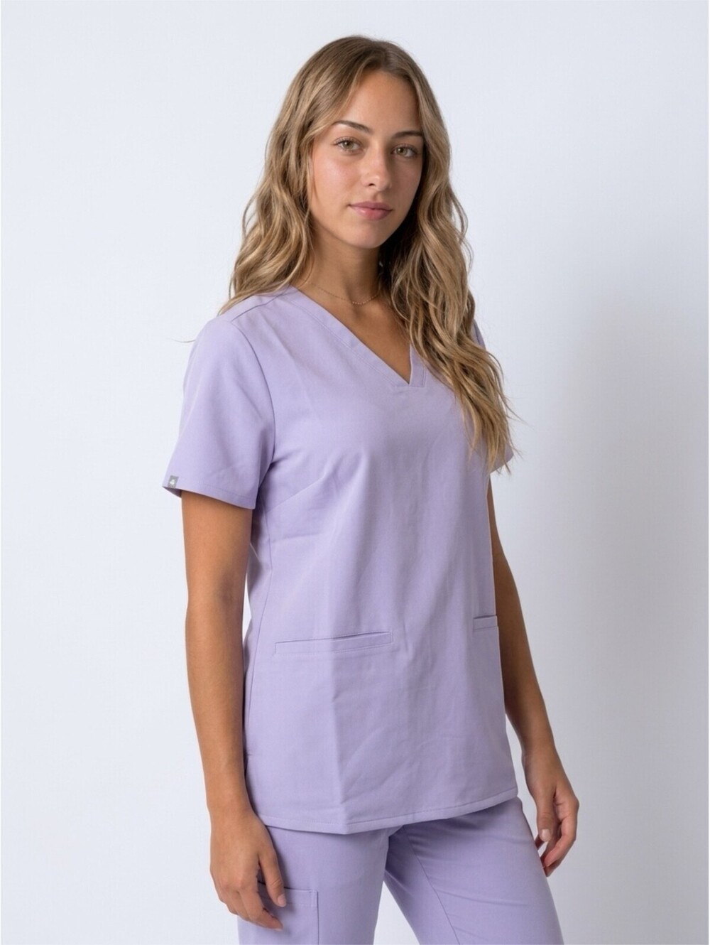 Figs W_Casma Three Pocket Scrub Top FW1100 Size XL Color Dark Lavender   NWT